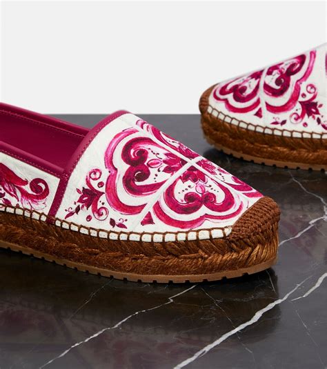 espadrillas bianche dolce gabbana|dolce gabbana brocade espadrilles.